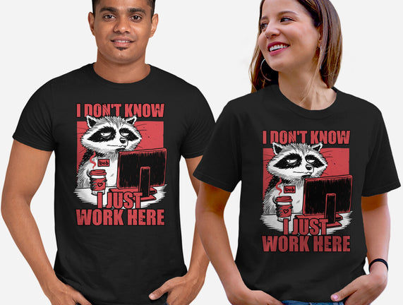 Raccoon Tired Work