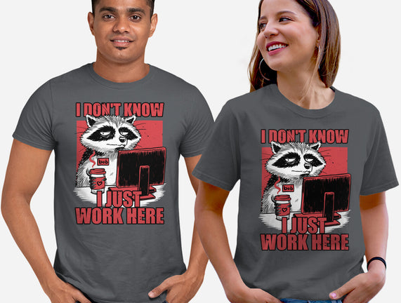 Raccoon Tired Work