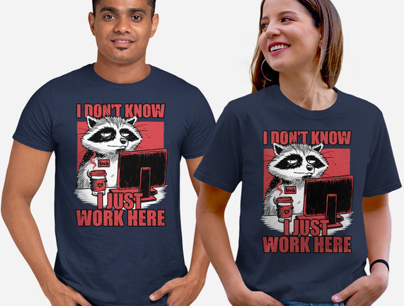 Raccoon Tired Work