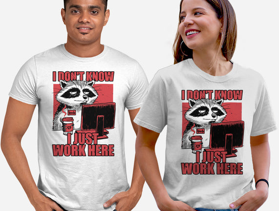 Raccoon Tired Work