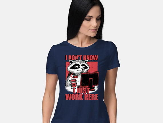 Raccoon Tired Work