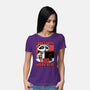 Raccoon Tired Work-Womens-Basic-Tee-Studio Mootant