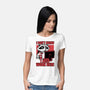 Raccoon Tired Work-Womens-Basic-Tee-Studio Mootant
