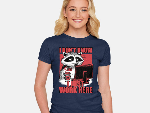 Raccoon Tired Work