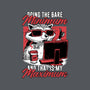 Raccoon Minimun Work-Womens-V-Neck-Tee-Studio Mootant