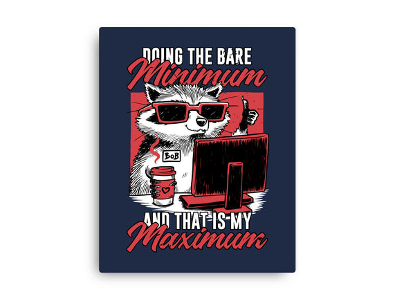 Raccoon Minimun Work