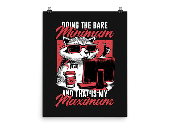 Raccoon Minimun Work