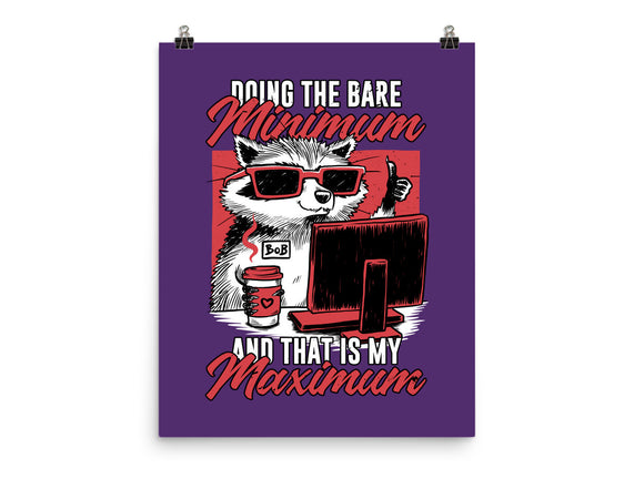 Raccoon Minimun Work