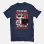 Raccoon Minimun Work-Womens-Fitted-Tee-Studio Mootant
