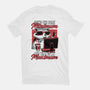 Raccoon Minimun Work-Womens-Fitted-Tee-Studio Mootant