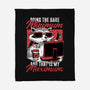 Raccoon Minimun Work-None-Fleece-Blanket-Studio Mootant