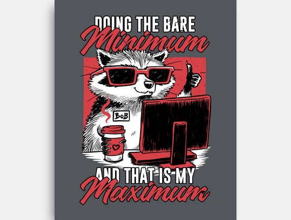 Raccoon Minimun Work