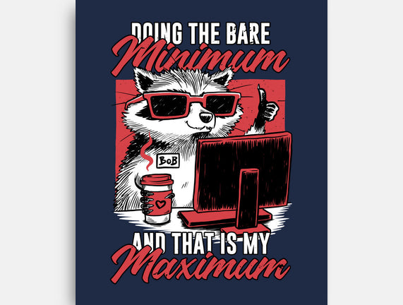 Raccoon Minimun Work
