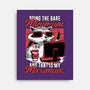 Raccoon Minimun Work-None-Stretched-Canvas-Studio Mootant