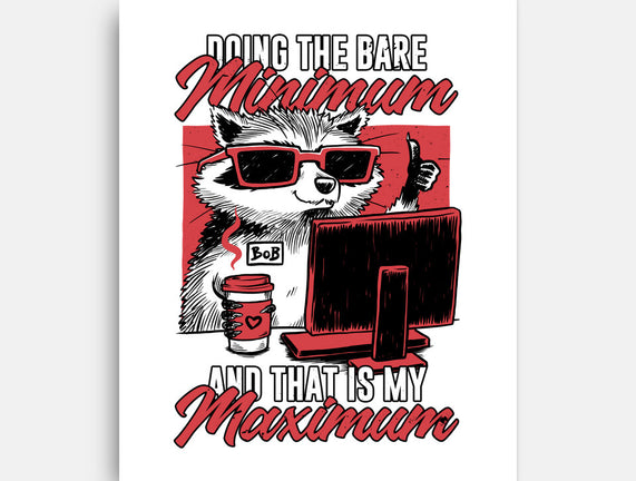 Raccoon Minimun Work