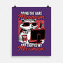 Raccoon Minimun Work-None-Matte-Poster-Studio Mootant