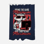 Raccoon Minimun Work-None-Polyester-Shower Curtain-Studio Mootant