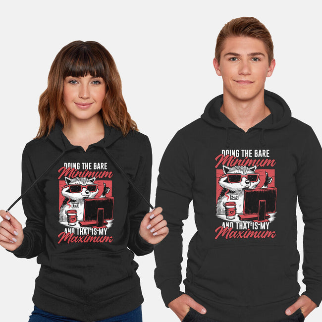 Raccoon Minimun Work-Unisex-Pullover-Sweatshirt-Studio Mootant
