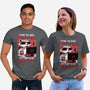 Raccoon Minimun Work-Unisex-Basic-Tee-Studio Mootant