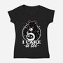 Cute Death Bear-Womens-V-Neck-Tee-Studio Mootant