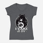 Cute Death Bear-Womens-V-Neck-Tee-Studio Mootant