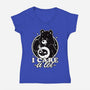 Cute Death Bear-Womens-V-Neck-Tee-Studio Mootant