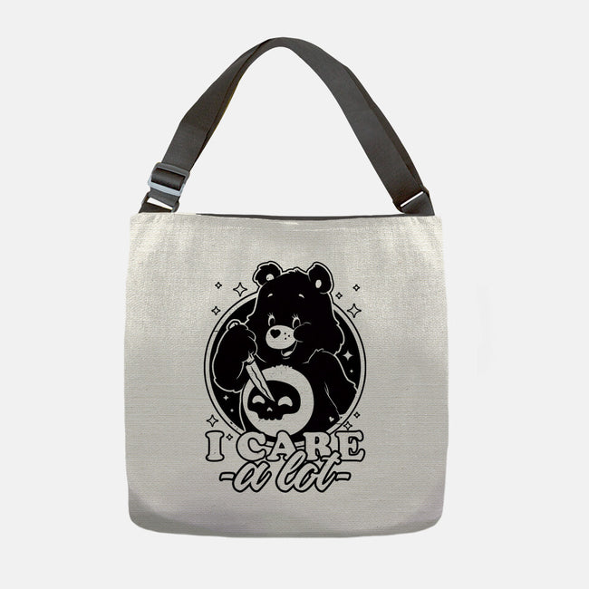 Cute Death Bear-None-Adjustable Tote-Bag-Studio Mootant