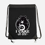 Cute Death Bear-None-Drawstring-Bag-Studio Mootant