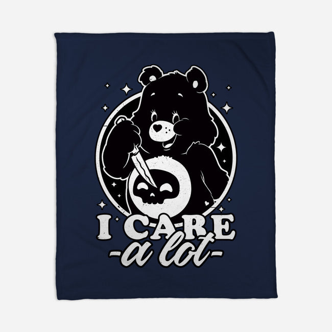Cute Death Bear-None-Fleece-Blanket-Studio Mootant