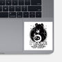 Cute Death Bear-None-Glossy-Sticker-Studio Mootant