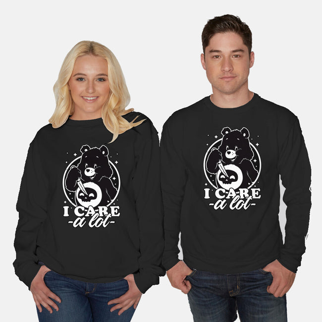 Cute Death Bear-Unisex-Crew Neck-Sweatshirt-Studio Mootant