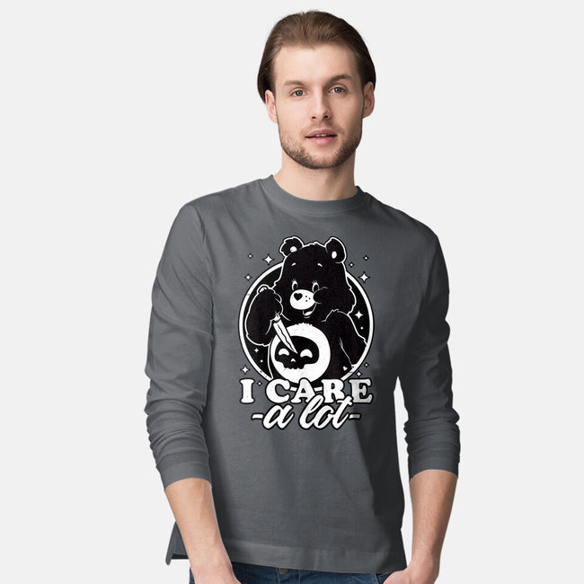 Cute Death Bear-Mens-Long Sleeved-Tee-Studio Mootant