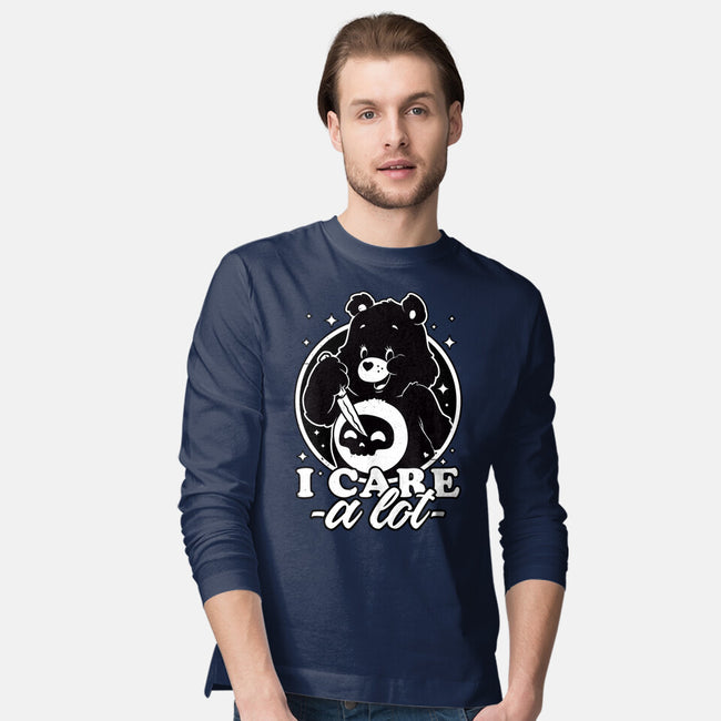 Cute Death Bear-Mens-Long Sleeved-Tee-Studio Mootant