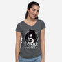 Cute Death Bear-Womens-V-Neck-Tee-Studio Mootant