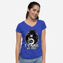 Cute Death Bear-Womens-V-Neck-Tee-Studio Mootant