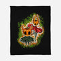 Pumpkin Warriors-None-Fleece-Blanket-nickzzarto