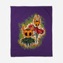 Pumpkin Warriors-None-Fleece-Blanket-nickzzarto