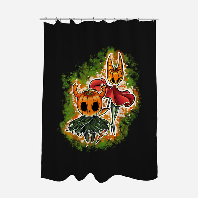 Pumpkin Warriors-None-Polyester-Shower Curtain-nickzzarto