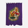 Pumpkin Warriors-None-Polyester-Shower Curtain-nickzzarto