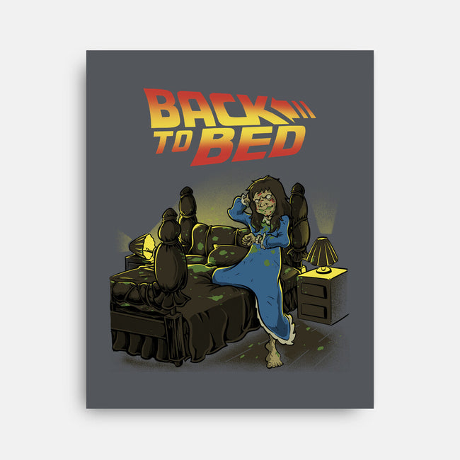 Back To The Bed-None-Stretched-Canvas-Betmac