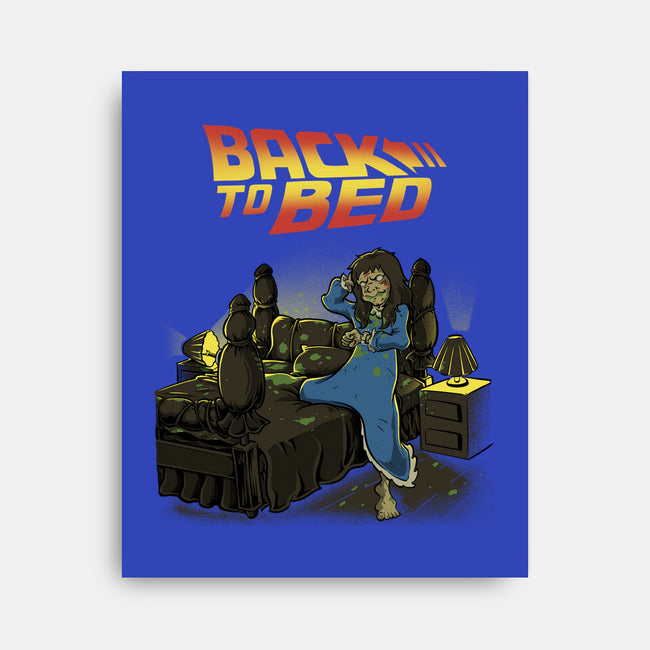 Back To The Bed-None-Stretched-Canvas-Betmac