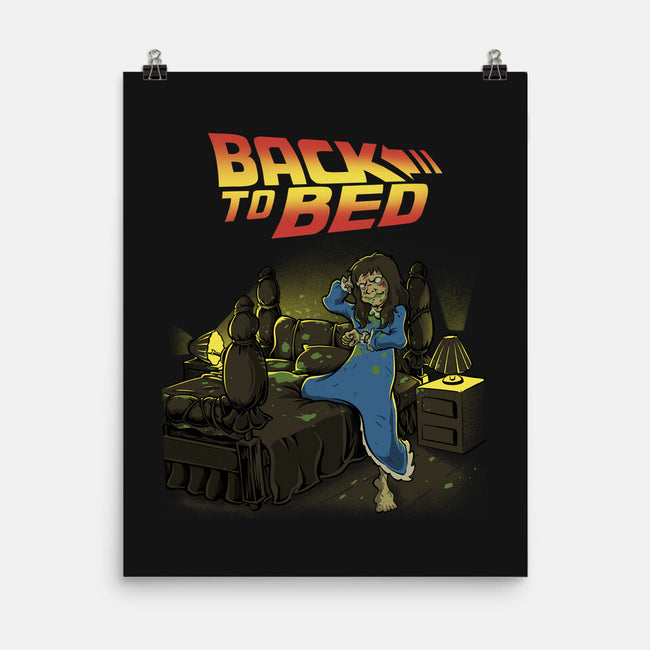 Back To The Bed-None-Matte-Poster-Betmac