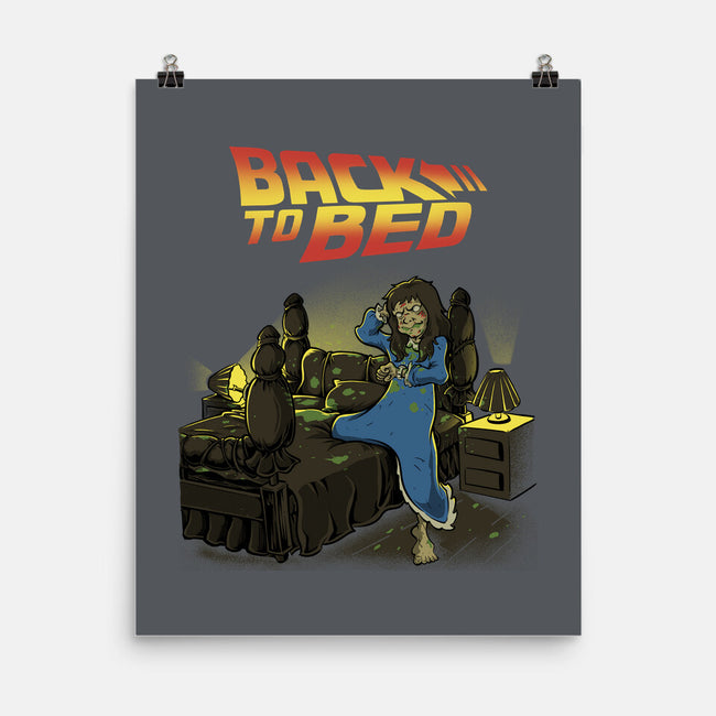 Back To The Bed-None-Matte-Poster-Betmac