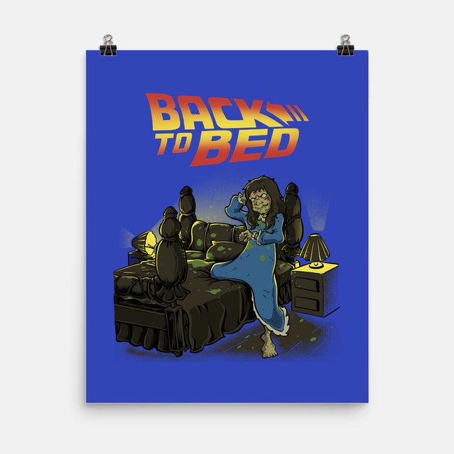 Back To The Bed-None-Matte-Poster-Betmac