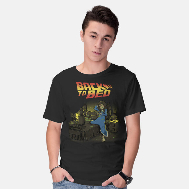 Back To The Bed-Mens-Basic-Tee-Betmac