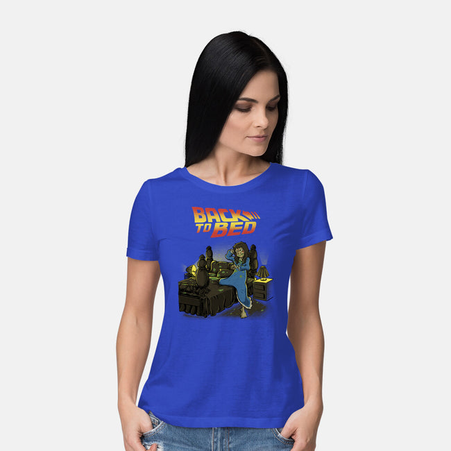 Back To The Bed-Womens-Basic-Tee-Betmac