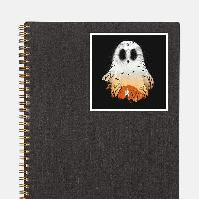 Spooky Night Landscape-None-Glossy-Sticker-dandingeroz