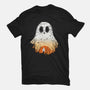 Spooky Night Landscape-Womens-Fitted-Tee-dandingeroz
