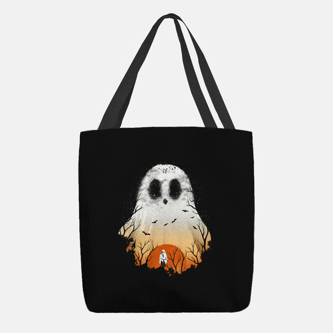 Spooky Night Landscape-None-Basic Tote-Bag-dandingeroz