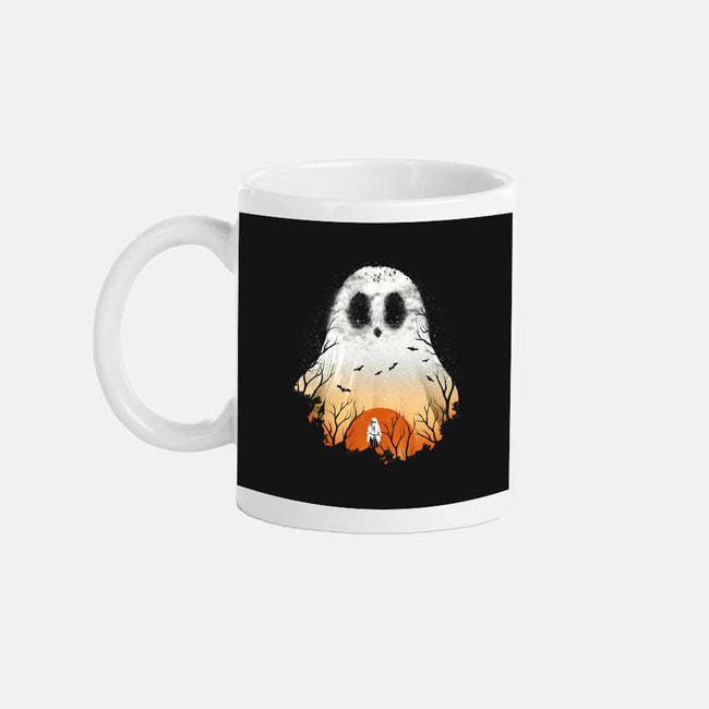 Spooky Night Landscape-None-Mug-Drinkware-dandingeroz